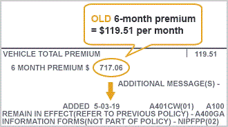 Old Higher Home Insurance Bill