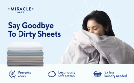 Say goodbye to dirty sheets - Cleaniest Sheet EVER!