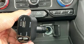 Retractable Car Charger - No Loose or Dangling Cords!